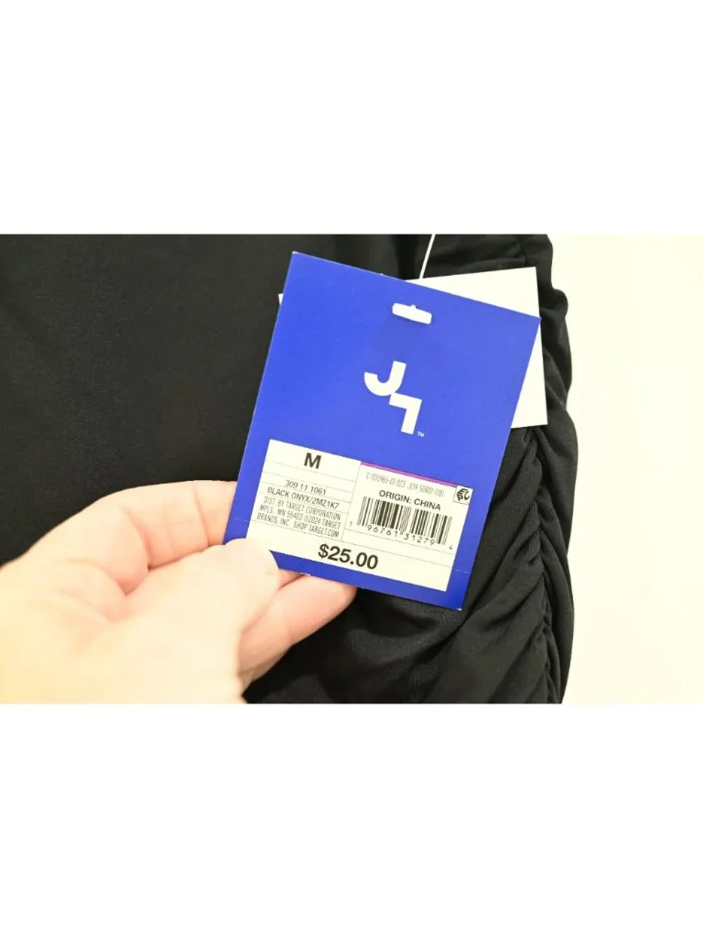 NEW JoyLab Asymmetrical Active Skort Built-In Shorts Black Size M Tennis Active